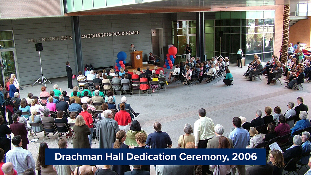 Drachman hall dedication event