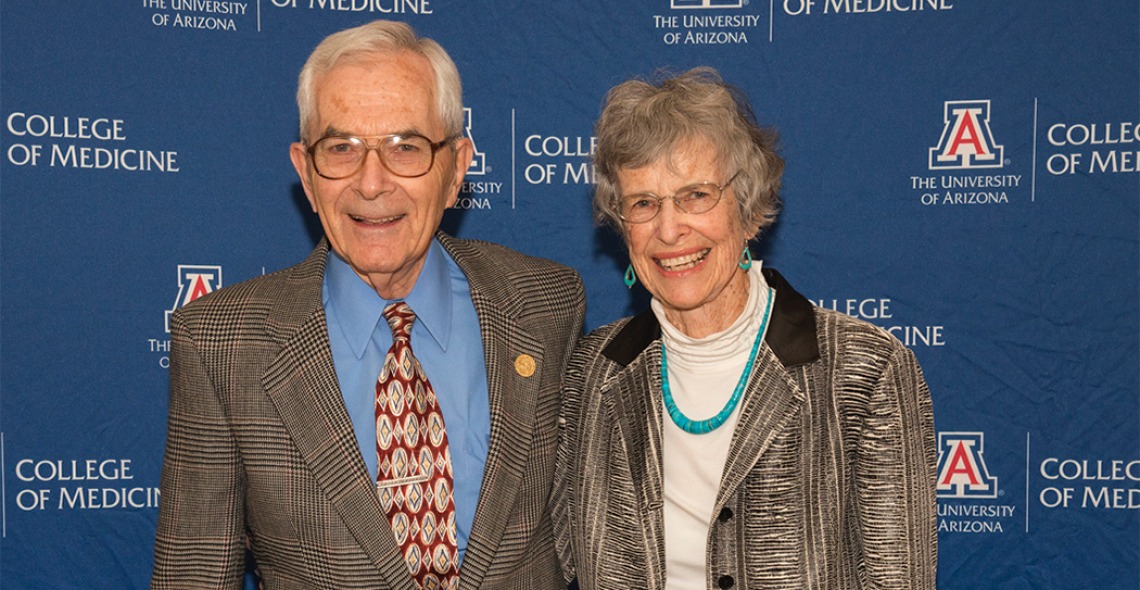 Dr. Frank Marcus and his wife Janet