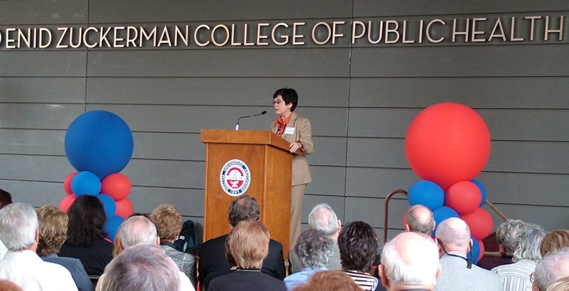 Dean G. Marie Swanson, Drachman Hall Ribbon Cutting Ceremony, 2006