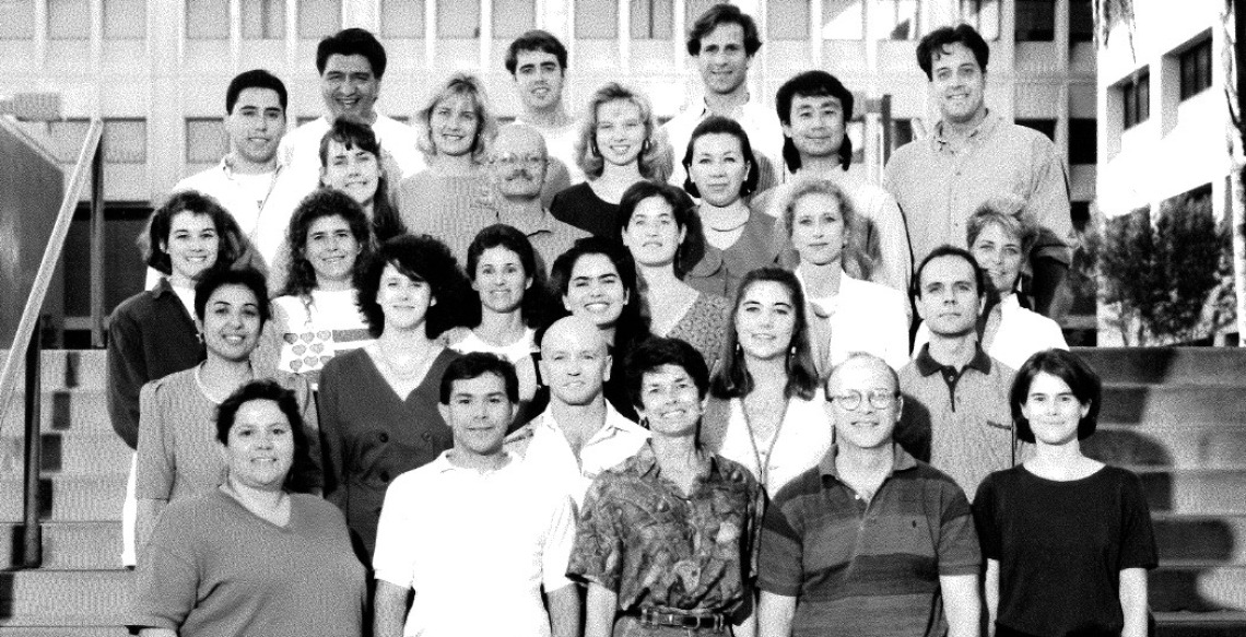 Dr. Mark Smolinski and members of the first Master of Public Health (MPH) graduating class, University of Arizona, 1994